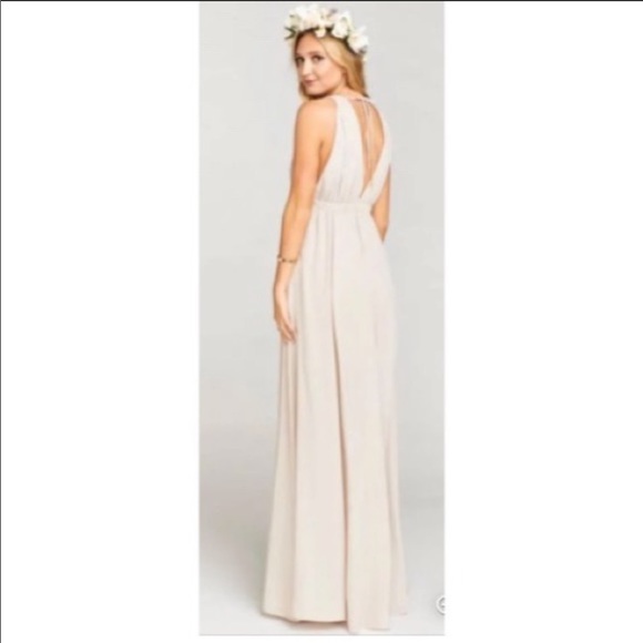 Show me your Mumu Ava Maxi dress in Beige - Picture 7 of 8